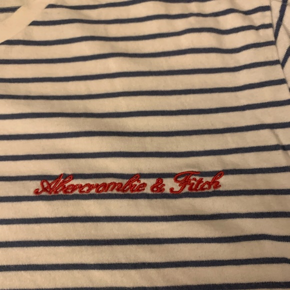 Mens A&F Striped Tee - Picture 4 of 5